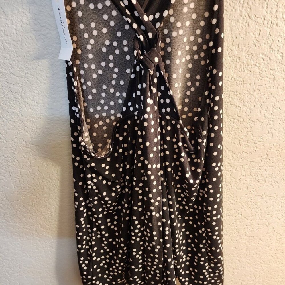Banana Republic Polka Dot Tie Back Blouse - Picture 3 of 3